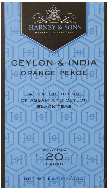 Harney & Sons Black Tea, Orange Pekoe, 20 Tea Bags